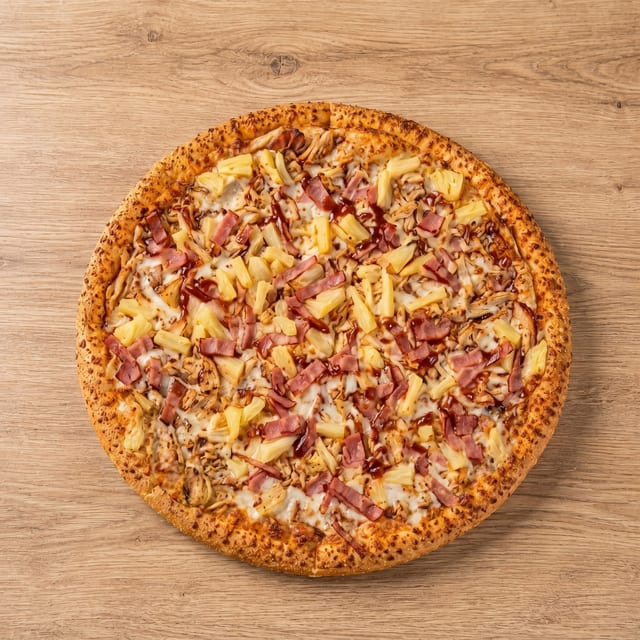 BBQ Chicken Pizza.